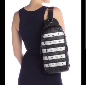 MCM  Spot Viseto Medium Sling Bag